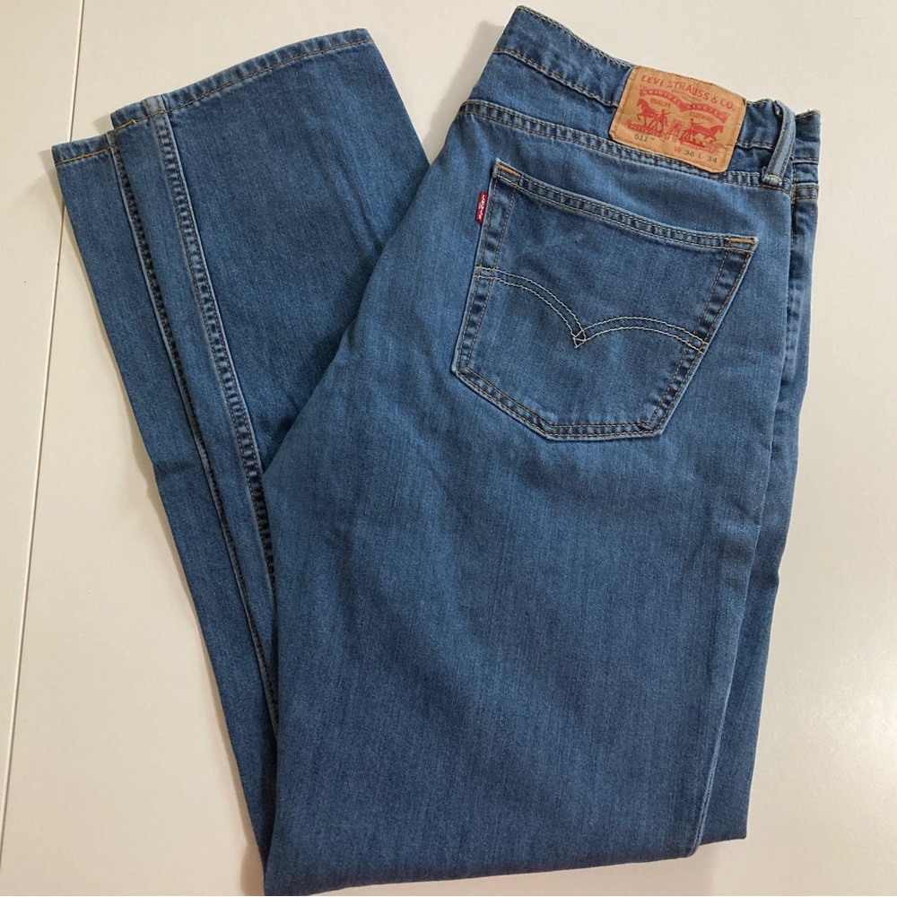 Levi Blue Jeans Original 511, W36 L34